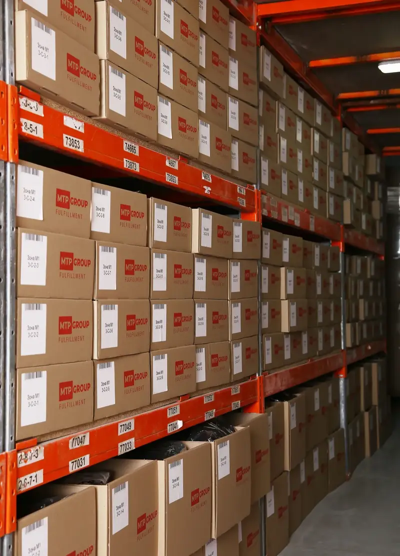 MTP Group warehouse interior with organized shelving